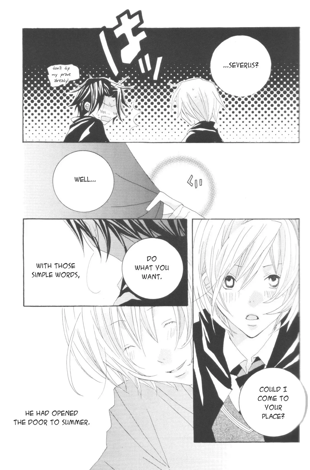 [Antique Rose, Tokyo Gabriel (Shinozaki Maru, Haruna Yayoi)] Natsu no Renai Hensachi | Deviation Value of Love in the Summer (Harry Potter) [English] {persepolis130} - Page 7