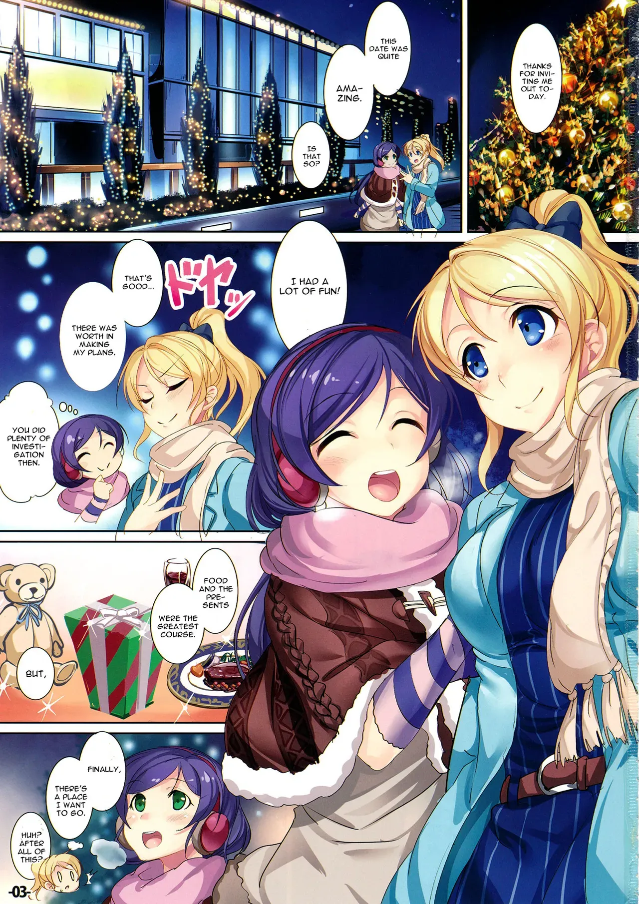 (C87) [Ikaring (Ajishio)] Hotel in Lover (Love Live!) [English] [CGrascal] - Page 2