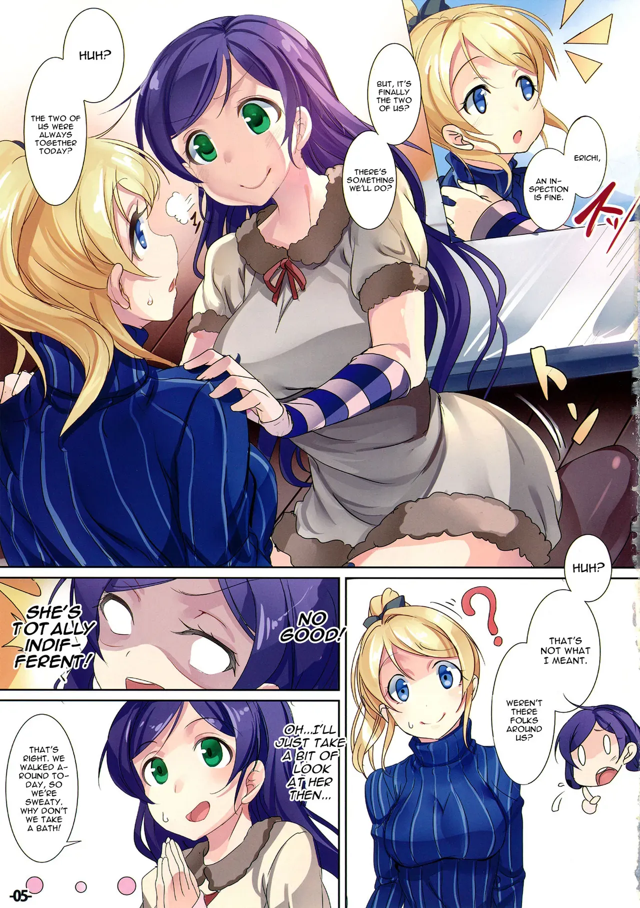(C87) [Ikaring (Ajishio)] Hotel in Lover (Love Live!) [English] [CGrascal] - Page 4