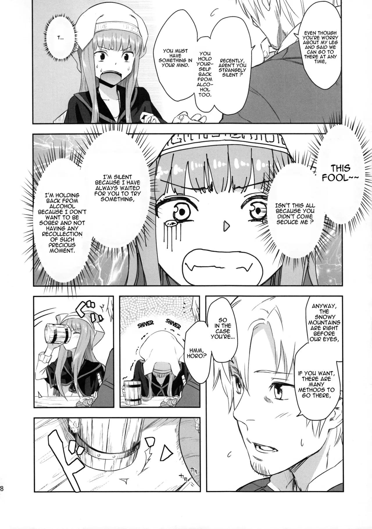 (C83) [Ajisaidenden (Kawakami Rokkaku, Takanashi Rei)] Harvest II (Spice and Wolf) [English] [VLtrans] [Decensored] - Page 8