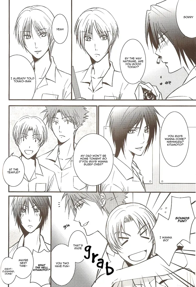(C76) [MTD (Rei)] Sukoshi Dake Wagamama Ii Desu ka? | Can I be just a little bit more selfish? (Natsume's Book of Friends) [English] [Sugar Parade] - Page 5