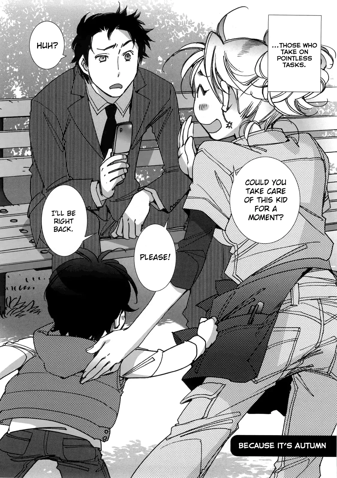 [Kerorin] Sonna Aki nanode | Because it's Autumn (Ai da Koi dano Ittenaide) [English] [Noraneko] - Page 2