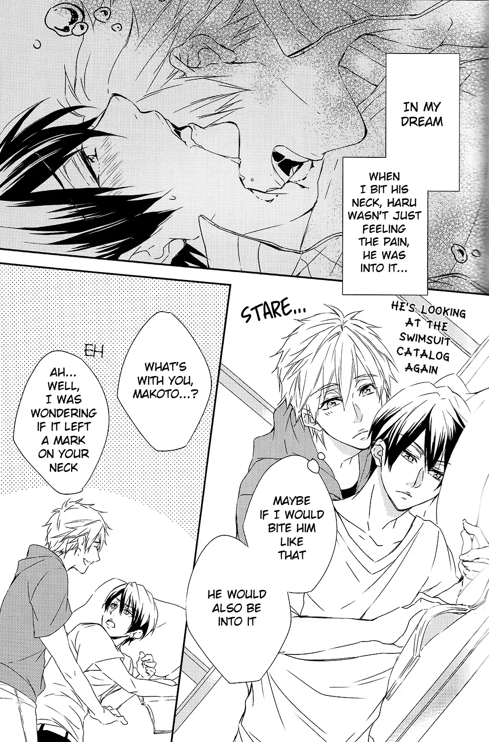 (C85) [Gentei Mikan (Moza)] Kamitsuki Kei Shoukougun (Free!) [English] [ebil_trio] - Page 6