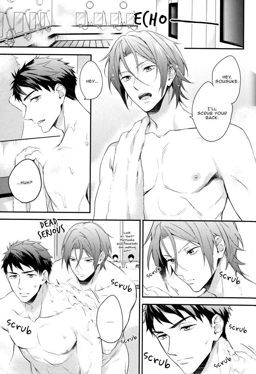 (HaruCC20) [PureSlider (Matsuo)] Sousuke no Kata wa Ore ga Mamoru! | I'll protect Sosuke's shoulder! (Free!) [English] [okaeshi] - Page 2