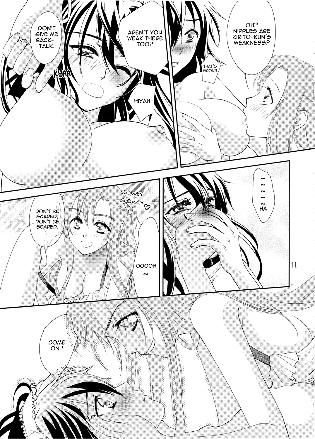(SC64) [Shiratama Nikukyu] Kirito-kun no Shiroku Betatsuku nani ka (Sword Art Online) [English] [keter] - Page 10