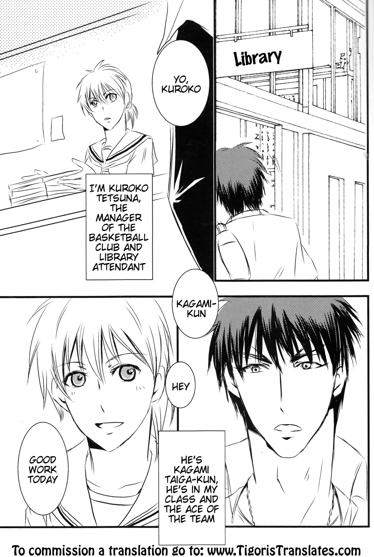 (DC RETURNS 7) [Beni (Inoue Kiyoshi)] Toshoshitsu no Kajin-kun (Kuroko no Basuke) [English] [Tigoris Translates] - Page 2