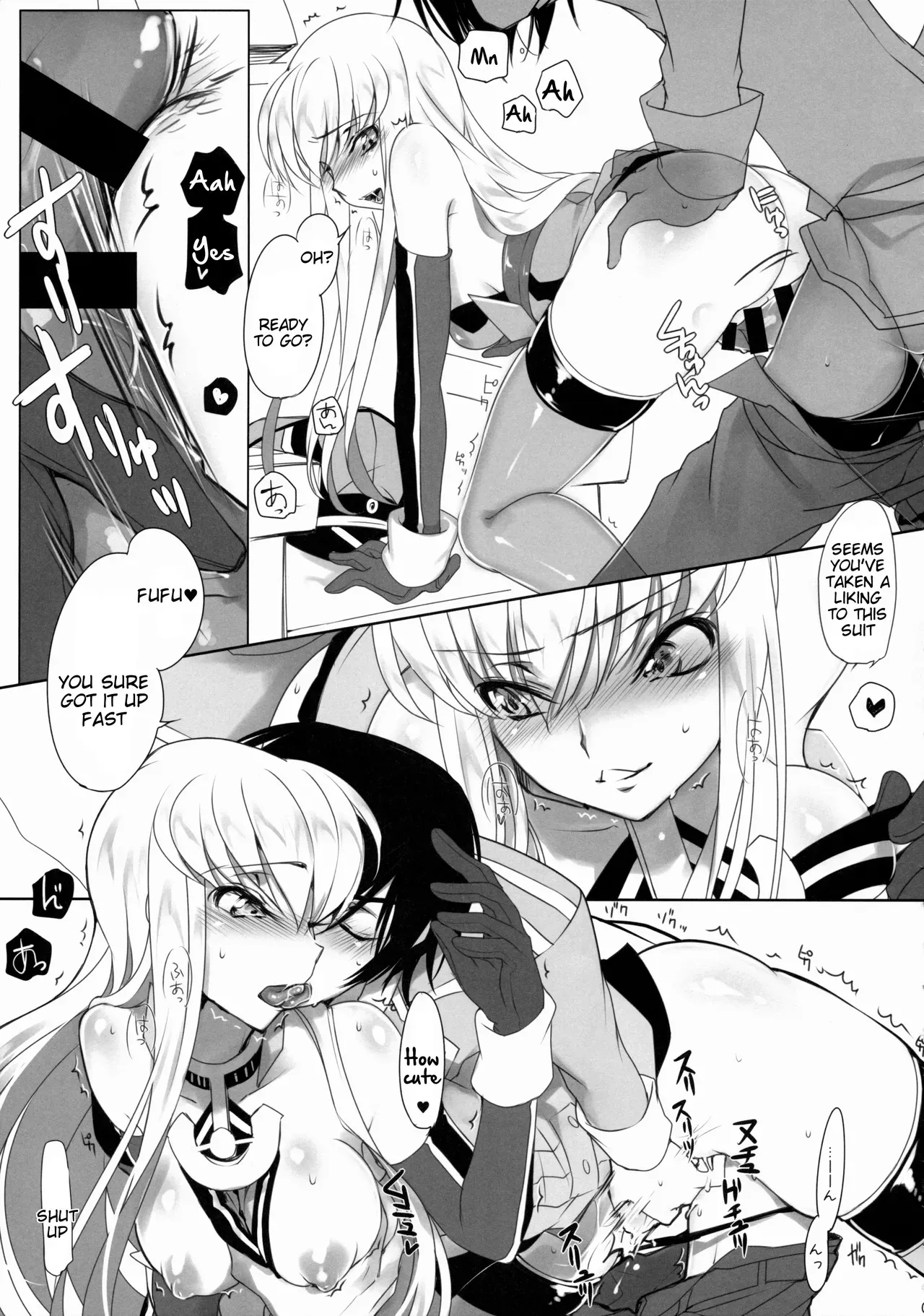 (C86) [CREAYUS (Rangetsu)] ADDICT NOISE (CODE GEASS: Lelouch of the Rebellion, Kantai Collection -KanColle-) [English] [Tigoris] - Page 9