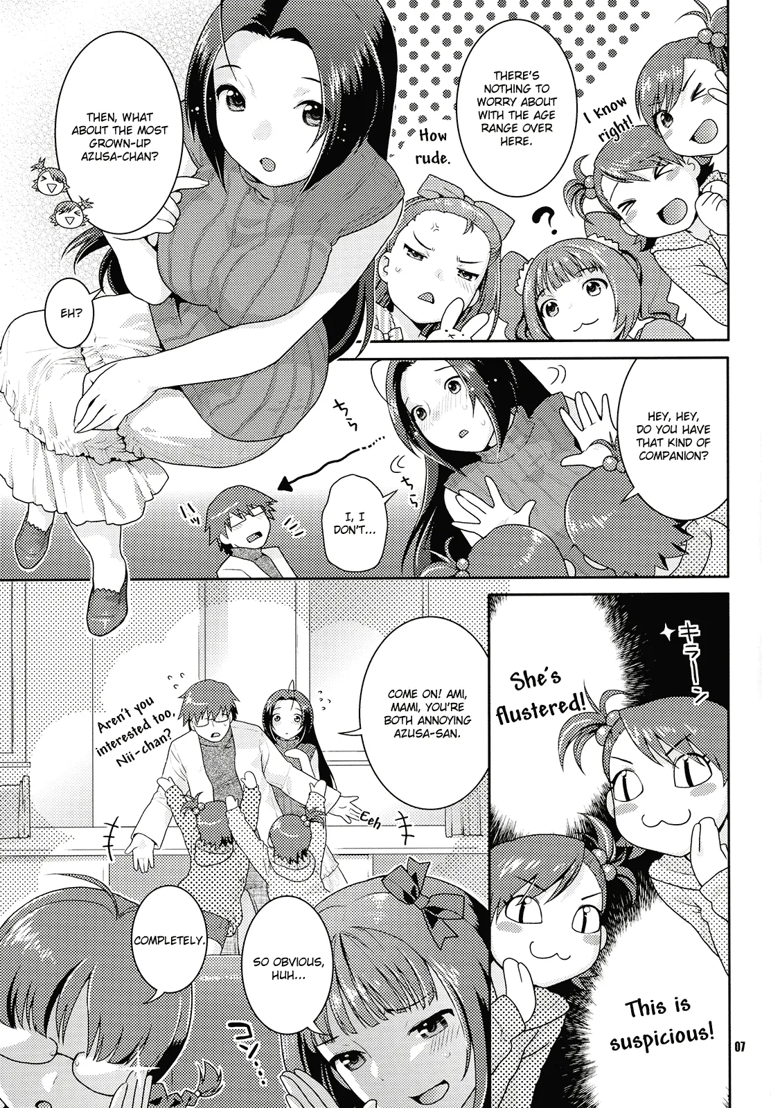 (SC39) [Nekomataya (Nekomata Naomi)] Iyashikei Idol Himitsu no Aibiki [The Healing Type Idol’s Secret Rendezvous] (THE iDOLM@STER) [English] [Musashi Quality] - Page 6