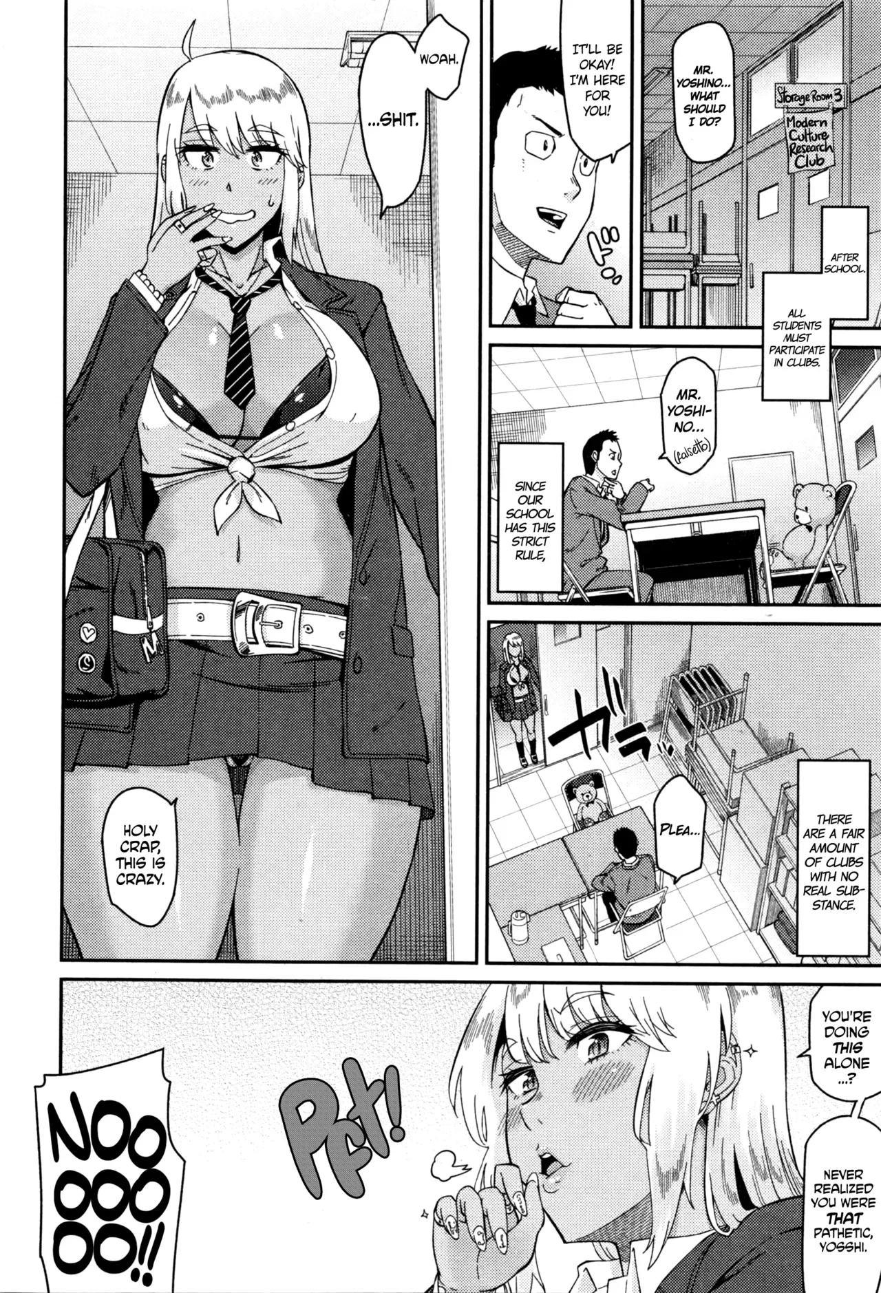 [Orikuchi] Nantoka Shite yo Sense! | Ya Gotta Do Somethin', Teach! (COMIC JSCK Vol. 3 2016-03) [English] [Dark Mac + CW] - Page 2