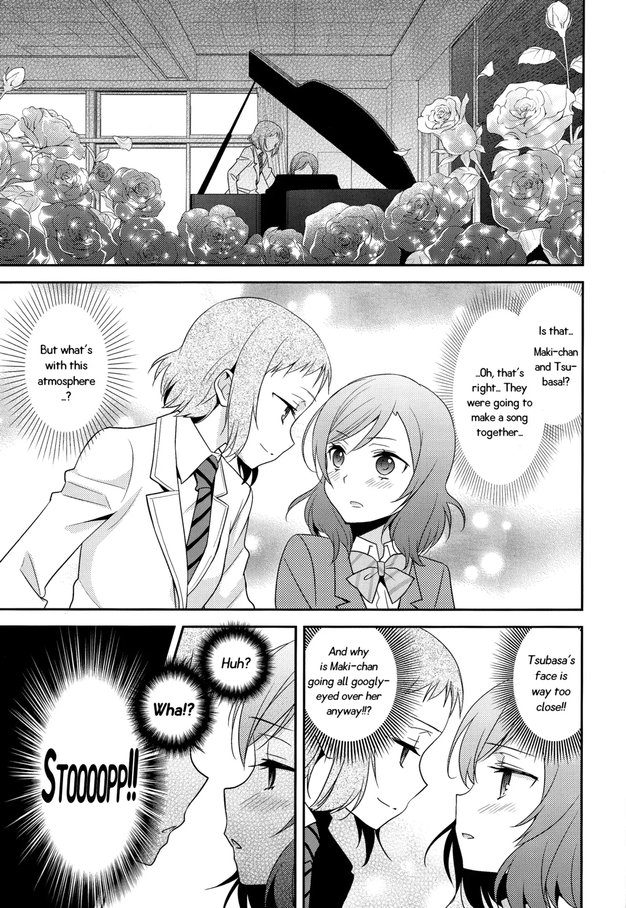 (Anata to Love Live! 5) [Sweet Pea (Ooshima Tomo)] Uchuu No.1 Idol Nico-nii ga Choro Sugi Maki-chan ni Okoru no wa Atarimae desu. (Love Live!) [English] [GiB + Yuri-ism] - Page 4