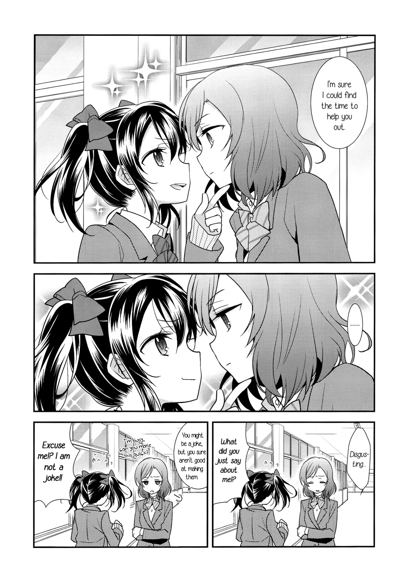 (Anata to Love Live! 5) [Sweet Pea (Ooshima Tomo)] Uchuu No.1 Idol Nico-nii ga Choro Sugi Maki-chan ni Okoru no wa Atarimae desu. (Love Live!) [English] [GiB + Yuri-ism] - Page 8