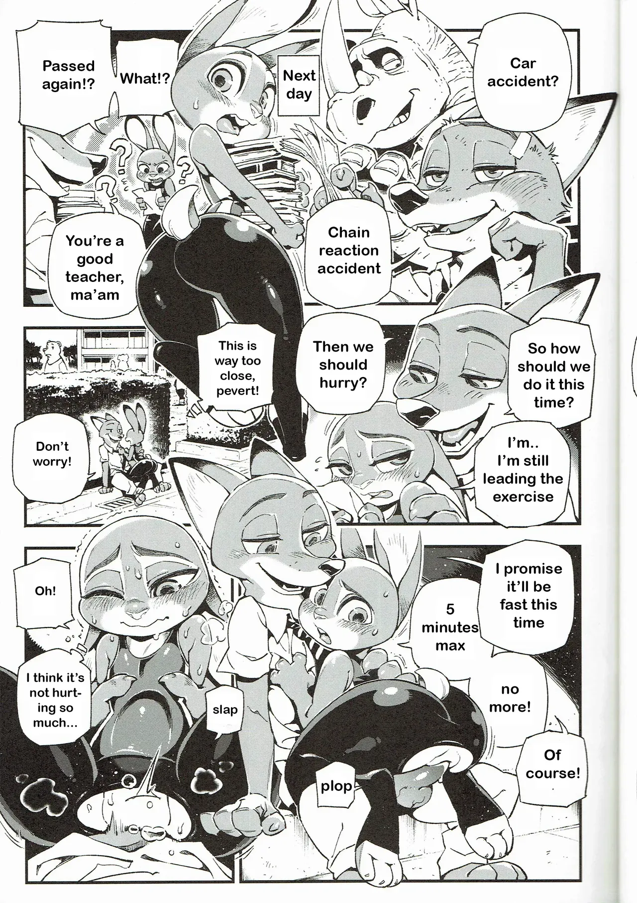 (FF28) [Bear Hand (Ireading)] What Does The Fox Say? (Zootopia) [English] - Page 10