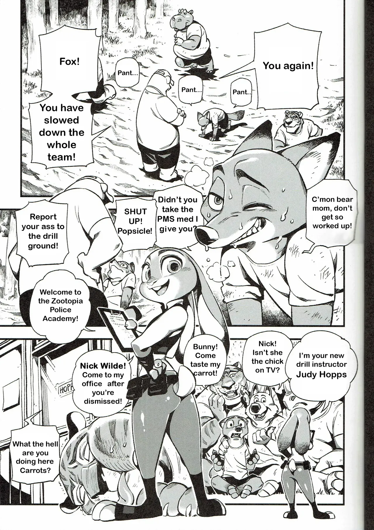 (FF28) [Bear Hand (Ireading)] What Does The Fox Say? (Zootopia) [English] - Page 4