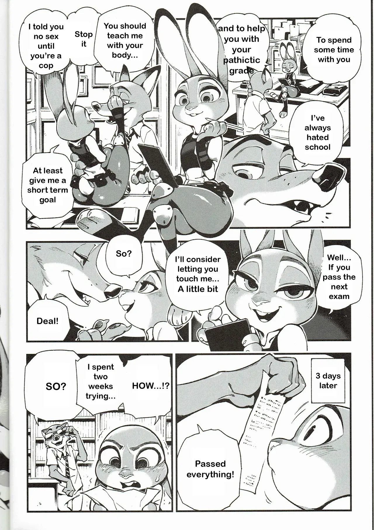 (FF28) [Bear Hand (Ireading)] What Does The Fox Say? (Zootopia) [English] - Page 5