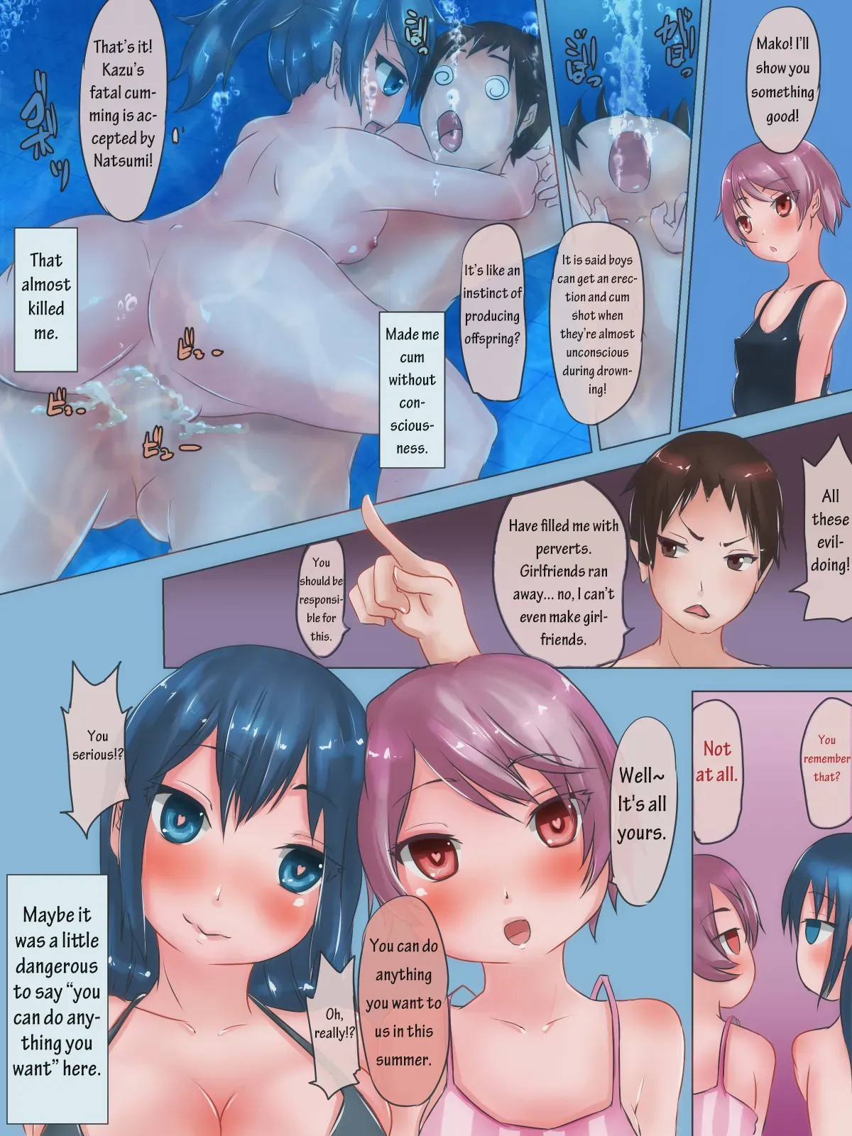 [H2O Aquarium] Osananajimi no Nee-chan o Suichuu Dorei ni Shichatta Ohanashi - [English] - Page 10