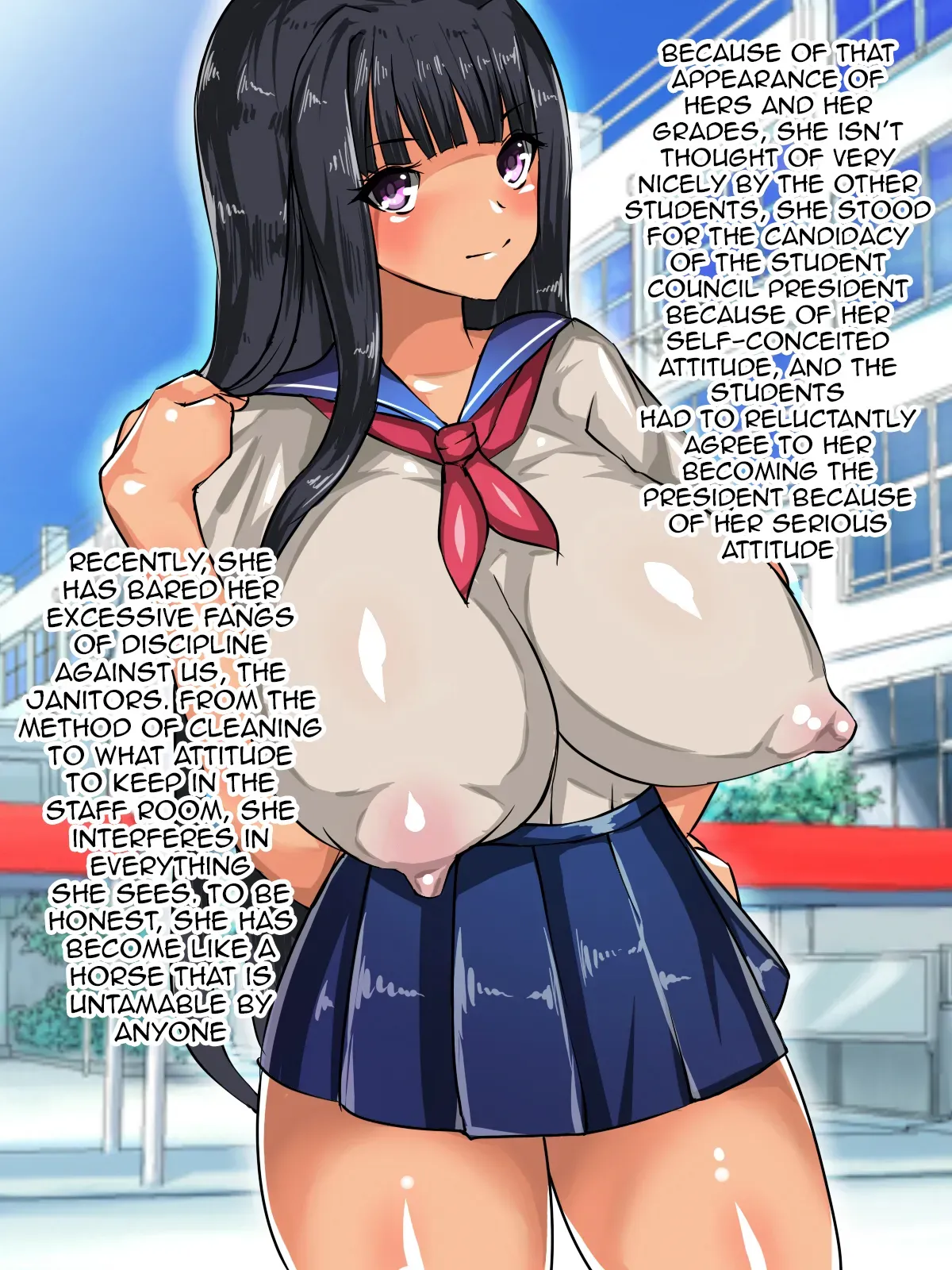 [High Heel Syndrome] Bibakunyuu de Seiso Kidori na Hentai Intelli Seito Kaichou o Saiin Hame shite Rinkan shite Seidorei Gochisousama! [English] [doujins.com] - Page 5